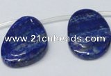 CNL1320 Top drilled 25*35mm - 35*45mm freeform natural lapis lazuli beads