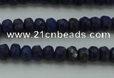 CNL1400 15.5 inches 2.5*4mm faceted rondelle lapis lazuli beads