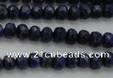 CNL1401 15.5 inches 3*5mm faceted rondelle lapis lazuli beads