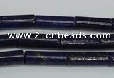 CNL1508 15.5 inches 4*12mm tube lapis lazuli beads wholesale