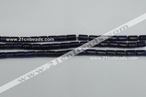 CNL1509 15.5 inches 6*10mm tube lapis lazuli beads wholesale