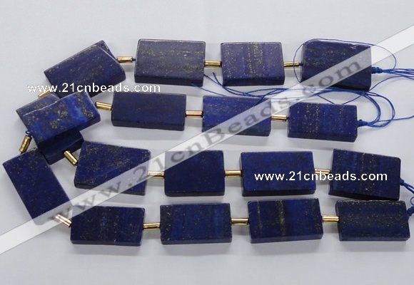 CNL1520 15.5 inches 20*30mm - 25*35mm rectangle lapis lazuli beads