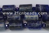 CNL1602 15.5 inches 10*15mm tube lapis lazuli gemstone beads