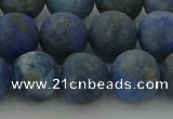 CNL1654 15.5 inches 12mm round matte lapis lazuli beads wholesale