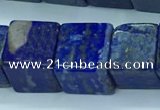 CNL1676 15.5 inches 11*11mm cube lapis lazuli gemstone beads