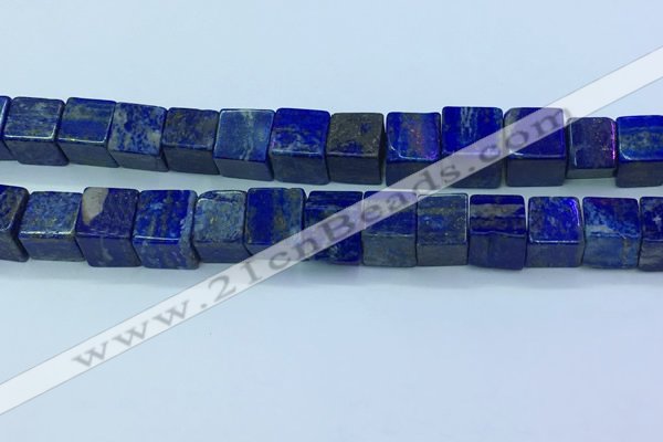 CNL1676 15.5 inches 11*11mm cube lapis lazuli gemstone beads