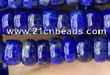 CNL1692 15.5 inches 2.5*5mm - 4*6mm rondelle lapis lazuli beads