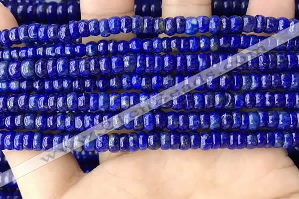 CNL1692 15.5 inches 2.5*5mm - 4*6mm rondelle lapis lazuli beads