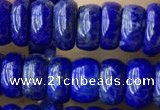 CNL1693 15.5 inches 3*7mm - 4*8mm rondelle lapis lazuli beads