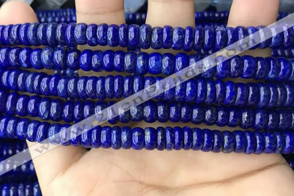 CNL1693 15.5 inches 3*7mm - 4*8mm rondelle lapis lazuli beads