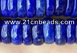 CNL1695 15.5 inches 3*9mm - 4*9mm rondelle lapis lazuli beads