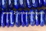 CNL1698 15.5 inches 3*10mm - 4*10mm rondelle lapis lazuli beads