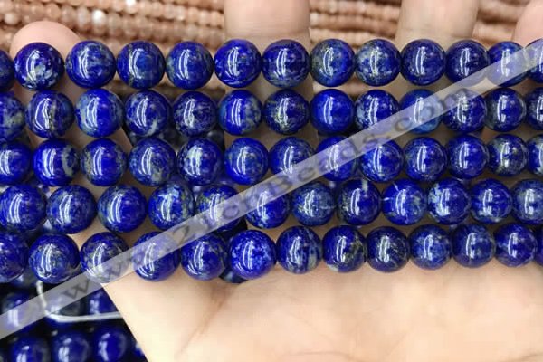 CNL1702 15.5 inches 8mm round lapis lazuli gemstone beads