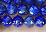 CNL1716 15.5 inches 6mm faceted round lapis lazuli beads