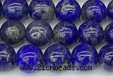 CNL1726 15 inches 6mm round lapis lazuli beads