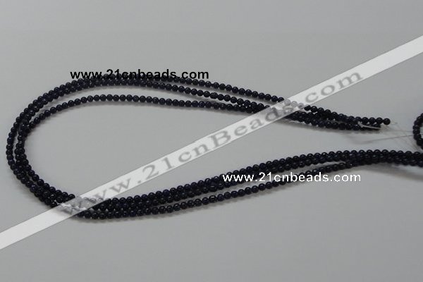 CNL201 15.5 inches 3mm round natural lapis lazuli beads wholesale