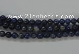 CNL202 15.5 inches 4mm round natural lapis lazuli beads wholesale