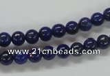 CNL205 15.5 inches 6mm round natural lapis lazuli beads wholesale