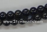 CNL207 15.5 inches 8mm round natural lapis lazuli beads wholesale