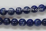 CNL210 15.5 inches 8mm round natural lapis lazuli beads wholesale