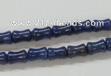 CNL238 15.5 inches 6*8mm bamboo shape natural lapis lazuli beads wholesale