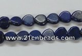 CNL242 15.5 inches 8*8mm heart natural lapis lazuli beads wholesale