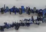 CNL244 15.5 inches 3*10mm chip natural lapis lazuli beads wholesale