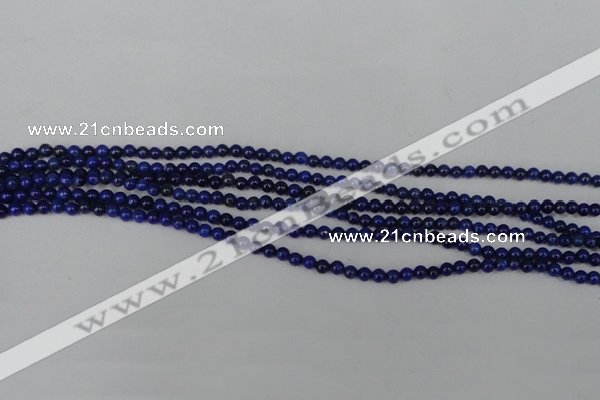 CNL400 15.5 inches 3mm round natural lapis lazuli gemstone beads