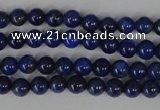 CNL401 15.5 inches 4mm round natural lapis lazuli gemstone beads