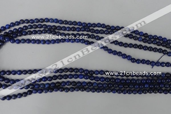 CNL401 15.5 inches 4mm round natural lapis lazuli gemstone beads