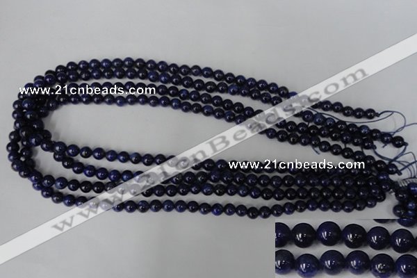 CNL402 15.5 inches 6mm round natural lapis lazuli gemstone beads