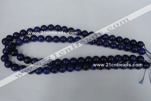 CNL404 15.5 inches 10mm round natural lapis lazuli gemstone beads