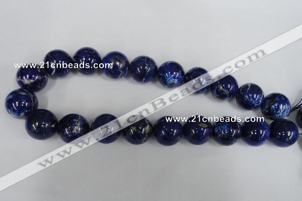 CNL410 15.5 inches 20mm round natural lapis lazuli gemstone beads