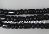 CNL434 15.5 inches 4*6mm rondelle & 6*9mm tube natural lapis lazuli beads