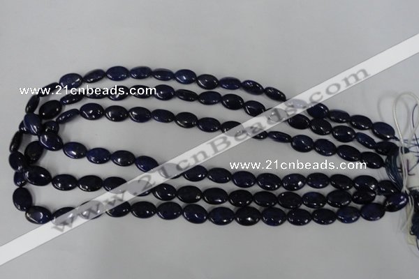 CNL479 15.5 inches 8*12mm oval natural lapis lazuli gemstone beads