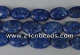 CNL480 15.5 inches 9*13mm oval natural lapis lazuli gemstone beads