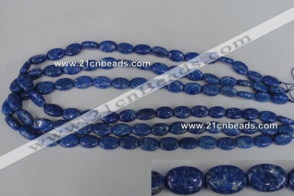 CNL480 15.5 inches 9*13mm oval natural lapis lazuli gemstone beads