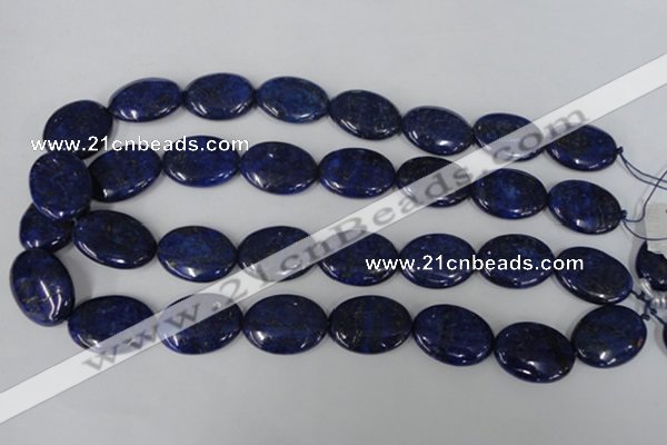 CNL485 15.5 inches 18*25mm oval natural lapis lazuli gemstone beads