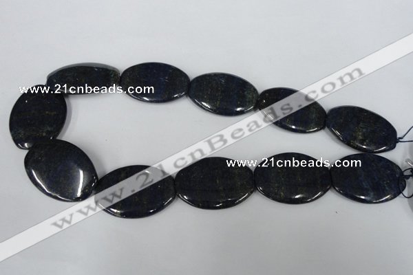 CNL487 15.5 inches 25*35mm oval natural lapis lazuli gemstone beads