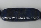 CNL489 15.5 inches 18*48mm oval natural lapis lazuli gemstone beads