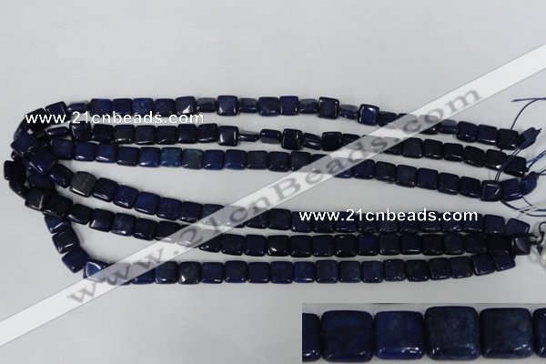 CNL510 15.5 inches 8*8mm square natural lapis lazuli gemstone beads