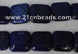 CNL513 15.5 inches 14*14mm square natural lapis lazuli gemstone beads