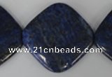 CNL528 15.5 inches 30*30mm diamond natural lapis lazuli gemstone beads