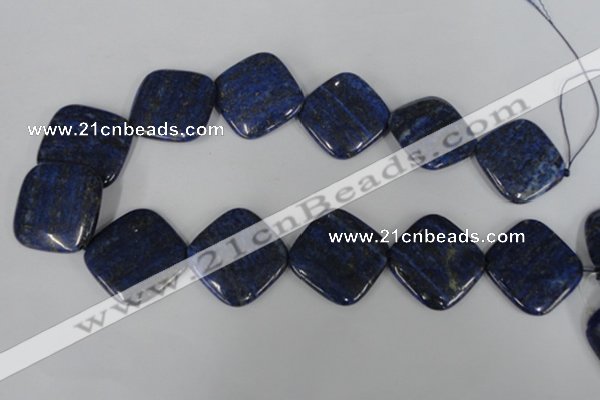 CNL528 15.5 inches 30*30mm diamond natural lapis lazuli gemstone beads