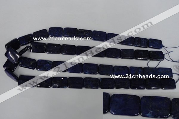 CNL534 15.5 inches 13*18mm rectangle natural lapis lazuli gemstone beads