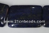 CNL538 15.5 inches 25*35mm rectangle natural lapis lazuli gemstone beads