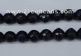 CNL602 15.5 inches 8mm faceted round natural lapis lazuli gemstone beads