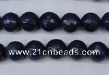 CNL603 15.5 inches 10mm faceted round natural lapis lazuli gemstone beads