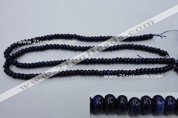 CNL610 15.5 inches 3*6mm rondelle natural lapis lazuli gemstone beads