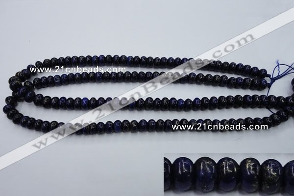 CNL611 15.5 inches 5*8mm rondelle natural lapis lazuli gemstone beads